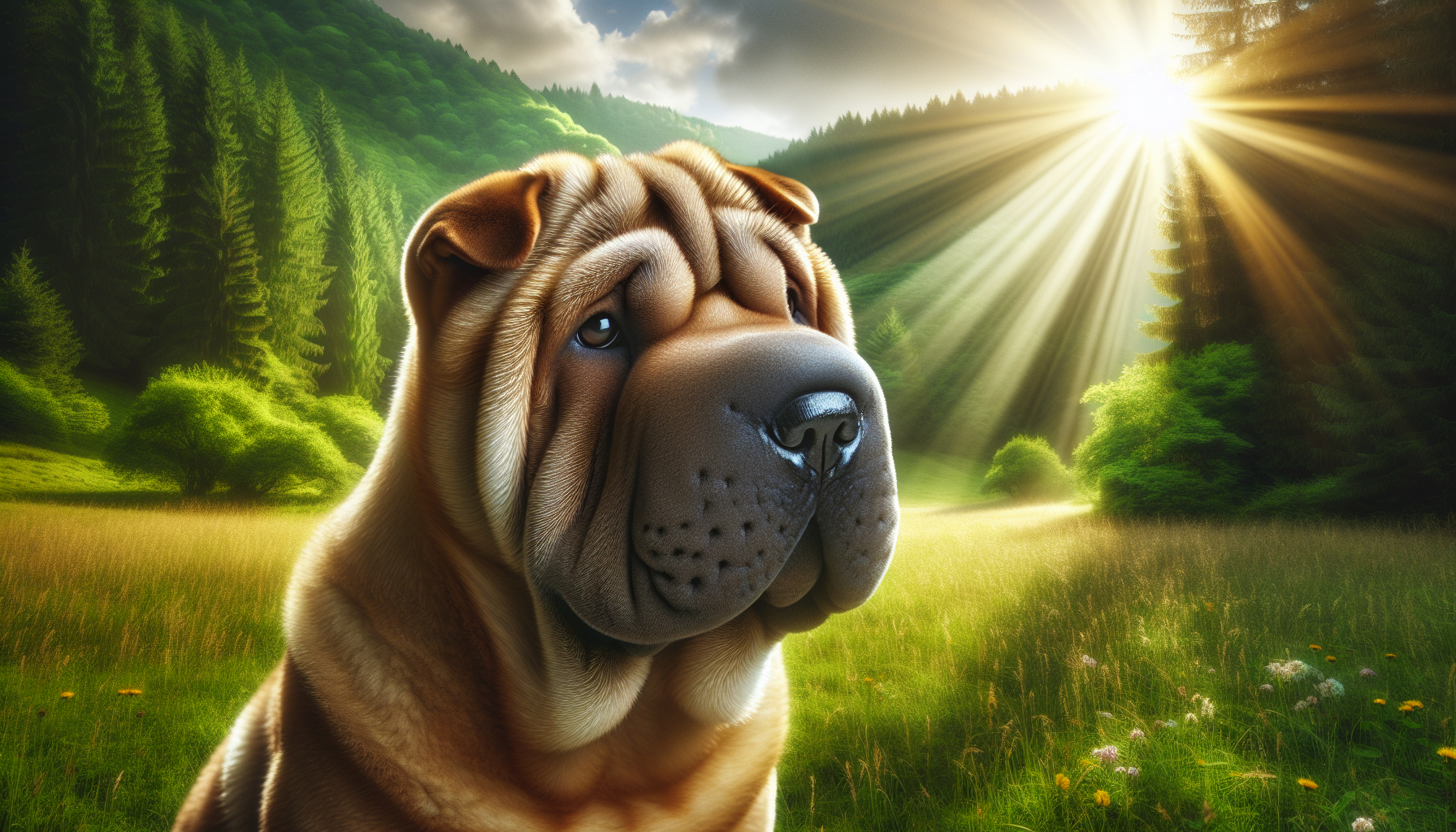 Découvrez les secrets du Shar Pei pour une vie sereine et épanouie.