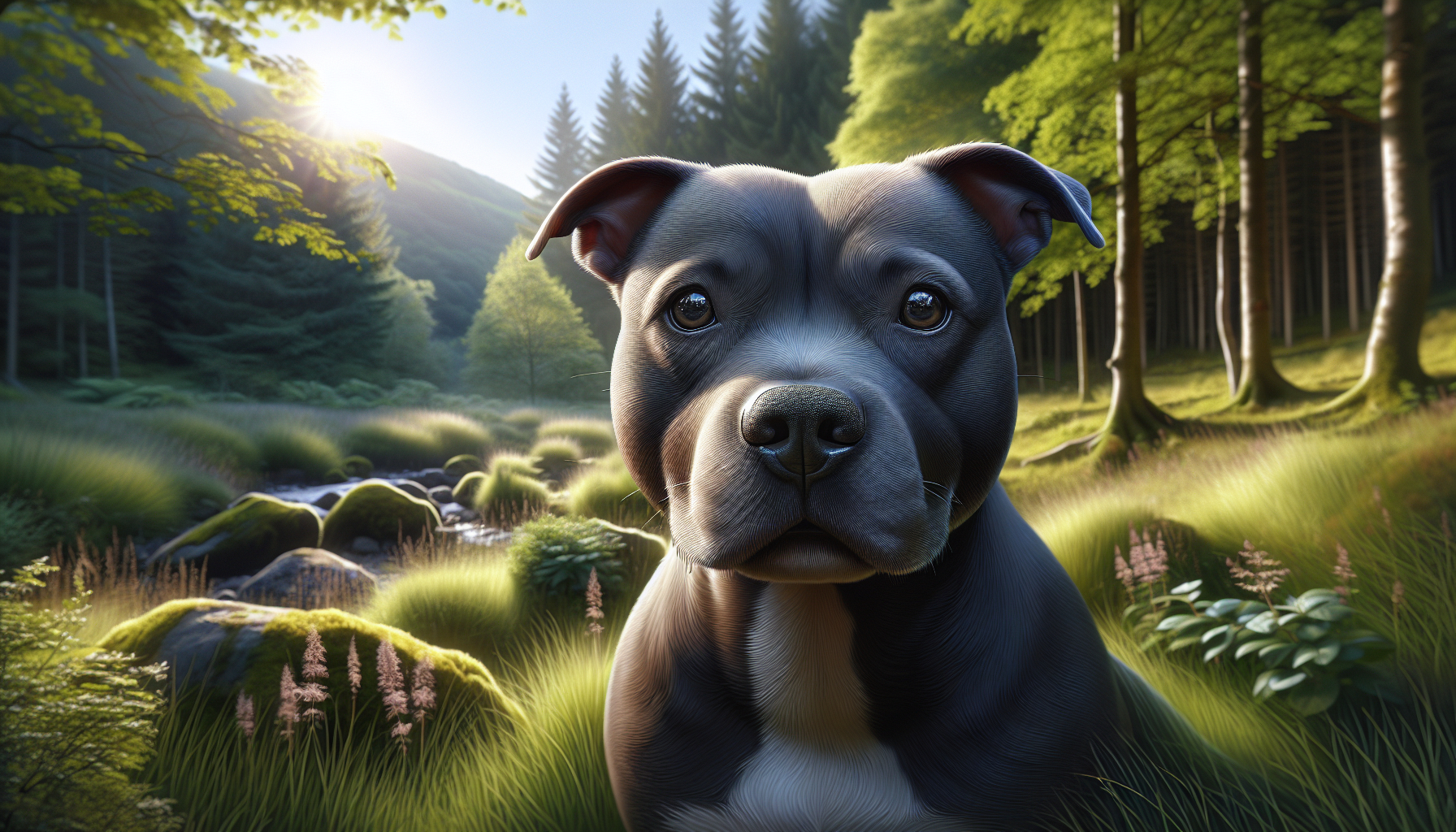 Découvrez le Staffordshire Bull Terrier : Un compagnon loyal et affectueux.