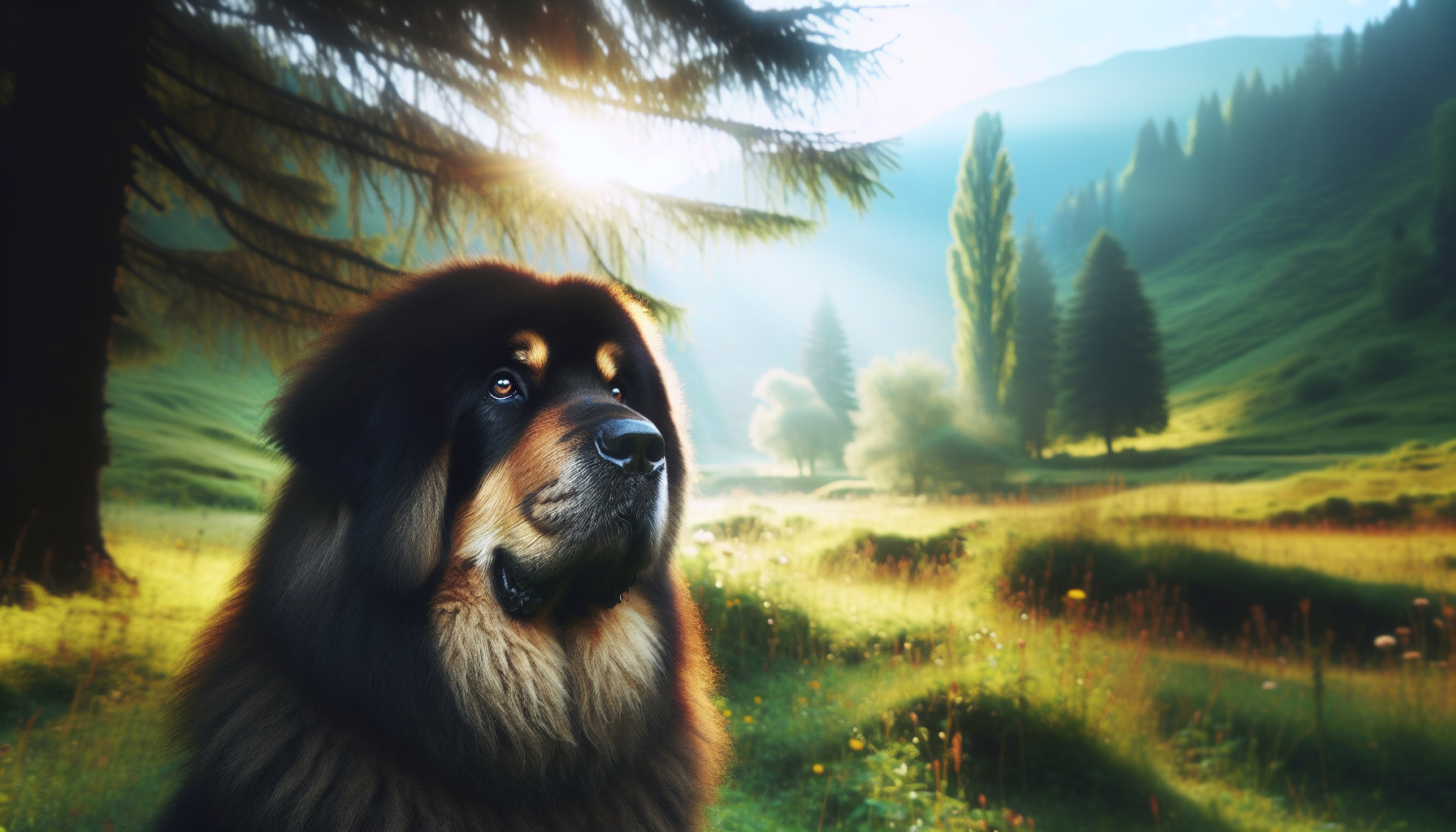 Découvrez le Mastiff Tibétain : un compagnon fidèle et majestueux.