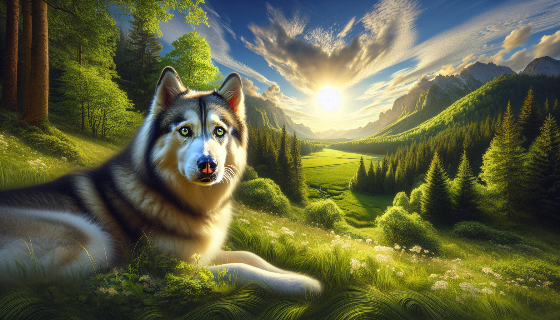 Découvrez le Husky Sibérien : un compagnon fidèle plein d'aventures.